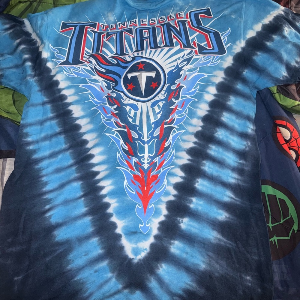 Tennessee Titans Blue Tie-Dye Shirt (UNISEX)